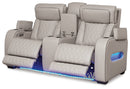 Boyington Gray Power Reclining Sofa and Loveseat (Online Special Price) - Ornate Home