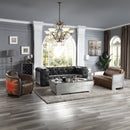 Brancaster Glass/Aluminum Coffee Table - Ornate Home