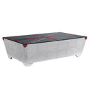 Brancaster Glass/Aluminum Coffee Table - Ornate Home