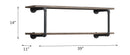 Brantley 2 shelves Wall Shelf - Ornate Home
