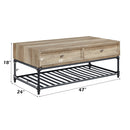 Brantley Ii Oak Coffee Table - Ornate Home