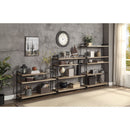Brantley Oak 5 Shelf Bookshelf - Ornate Home