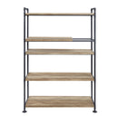 Brantley Oak 5 Shelf Bookshelf - Ornate Home