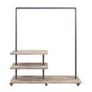 Brantley Oak Hanger Rack - Ornate Home