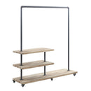 Brantley Oak Hanger Rack - Ornate Home