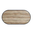 Brantley Oak Oval Coffee Table - Ornate Home