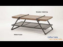 Brantley Oak Rectangular Coffee Table - Ornate Home