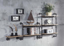 Brantley Wall Rack w/2 Shelves - Ornate Home