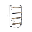 Brantley Wall Rack w/4 Shelves - Ornate Home