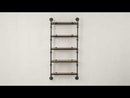 Brantley Wall Rack w/5 Shelves - Ornate Home