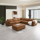 Brighton Brown Modular Armless Chair - Ornate Home
