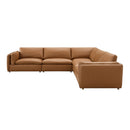 Brighton Brown Modular Armless Chair - Ornate Home