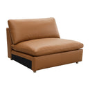 Brighton Brown Modular Armless Chair - Ornate Home