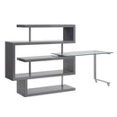 Buck Ii Gray Writing Desk - Ornate Home