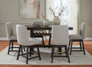 Burkhaus Counter Height Dining Table and 6 Barstools (Online Special Price) - Ornate Home