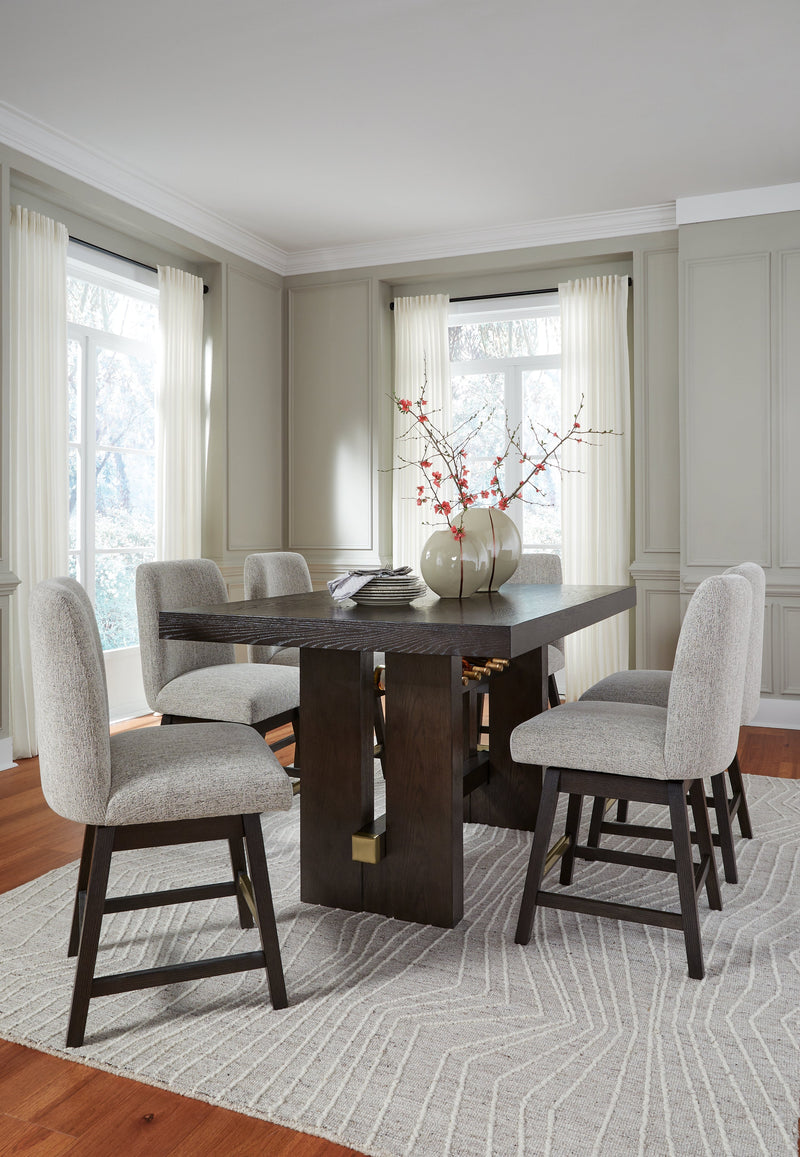 Burkhaus Counter Height Dining Table and 6 Barstools (Online Special Price) - Ornate Home
