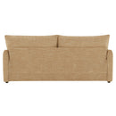 Cadie Mocha Sofa w/ Full-Size Sleeper & 2 Pillows - Ornate Home