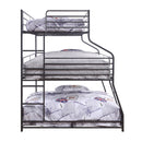 Caius II Triple Bunk Bed - Twin/Full/Queen - Ornate Home