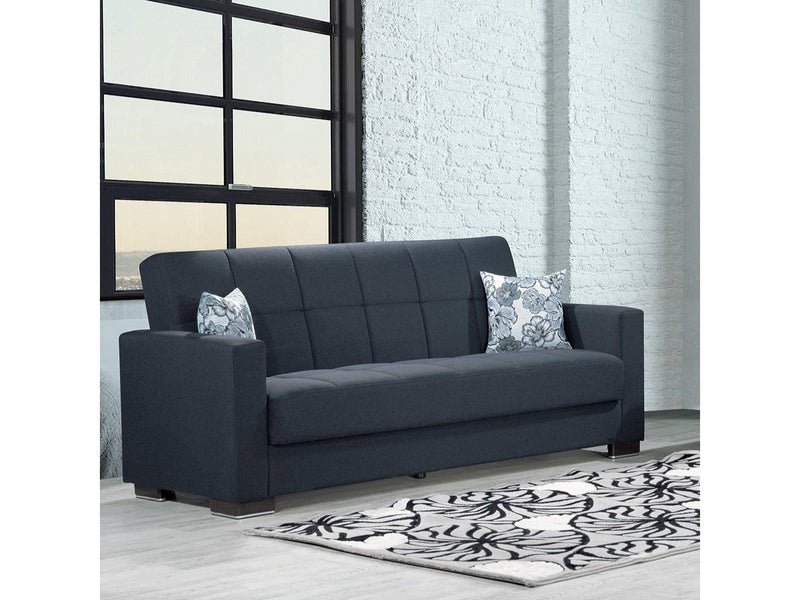 Capella Denim Dark Blue Sofa Bed - Ornate Home