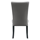 Caralin Gray  & Black Side Chair (Set of 2) - Ornate Home