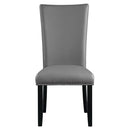 Caralin Gray  & Black Side Chair (Set of 2) - Ornate Home