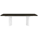 Carena White & Brown Dining Table W/Leaf - Ornate Home