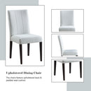 Carena White & Brown Side Chair (Set of 2) - Ornate Home