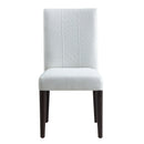 Carena White & Brown Side Chair (Set of 2) - Ornate Home