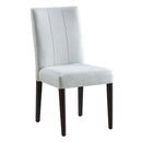 Carena White & Brown Side Chair (Set of 2) - Ornate Home