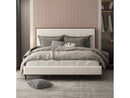 Carena White Eastern King Bed - Ornate Home