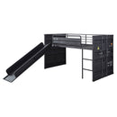 Cargo Gunmetal Loft Bed - Ornate Home