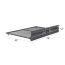 Cargo Gunmetal Trundle - Ornate Home