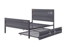 Cargo Gunmetal Trundle - Ornate Home