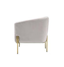 Carlson Beige/Gold Accent Chair - Ornate Home