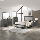 Casimiro Gray Eastern King Bed - Ornate Home