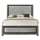 Casimiro Gray Eastern King Bed - Ornate Home