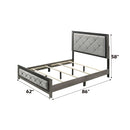 Casimiro Gray Queen Bed - Ornate Home
