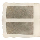 Chantelle Natural Marble Top/Pearl Beige Dining Table - Ornate Home