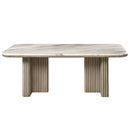 Charity Natural/Gray Oak Dining Table - Ornate Home
