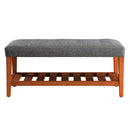 Charla Gray Bench - Ornate Home