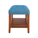 Charla Light Blue Bench - Ornate Home
