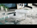 Charlene Gray High Gloss End Table - Ornate Home