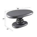 Charlene Gray High Gloss End Table - Ornate Home