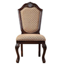 Chateau De Ville Beige/Espresso Side Chair (Set of 2) - Ornate Home