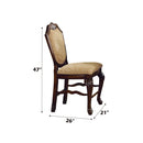 Chateau De Ville Espresso Counter Height Chair (Set Of 2) - Ornate Home