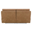 Chavis Brown Power Motion Loveseat w/USB & Power Headrest - Ornate Home
