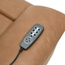 Chavis Brown Power Motion Loveseat w/USB & Power Headrest - Ornate Home