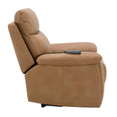 Chavis Brown Power Motion Recliner w/USB & Power Headrest - Ornate Home