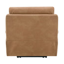 Chavis Brown Power Motion Recliner w/USB & Power Headrest - Ornate Home