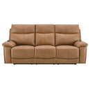 Chavis Brown Power Motion Sofa w/USB & Power Headrest - Ornate Home